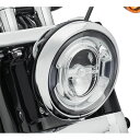 【67700353】ハーレー純正　デーメーカー・シグネチュア・リフレクターLEDヘッドライト7 in. Daymaker Signature Reflector LED Headlamp - Chrome／EVOツーリング／M8ツーリング&トライク