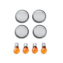 【69304-02】ハーレー純正 ターンシグナルレンズキット/スモーク&クリアSmoked Turn Signal Lens Kit/V-ROD/ストリート/ス...
