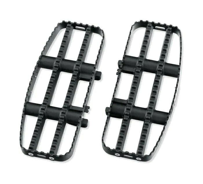 【50501613】ハーレー純正　80グリット・ライダーフットボード/ ブラック80GRIT Rider Footboards