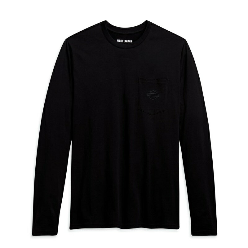 樂天商城 - HARLEY-DAVIDSON 純正（ハーレーダビッドソン）メンズロゴポケットTシャツ_96063-21VM