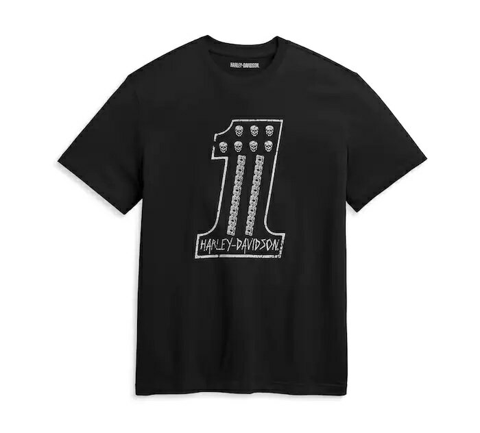 Rakuten - HARLEY-DAVIDSON 純正（ハーレーダビッドソン）メンズ ミニスカル#1グラフィックTシャツ_96349-21VM