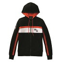 HARLEY-DAVIDSON 純正(ハーレーダビッドソン)ウィメンズ ラリーストライプジップフロントフーディー_99094-22VW(4)