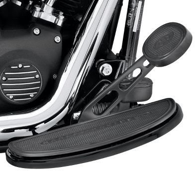 Rakuten - 【46883-09】ハーレー純正 ビレットスタイル・リアブレーキレバー サテンブラックKIT-BRAKELEVER,BILLET,W/SLOTS,