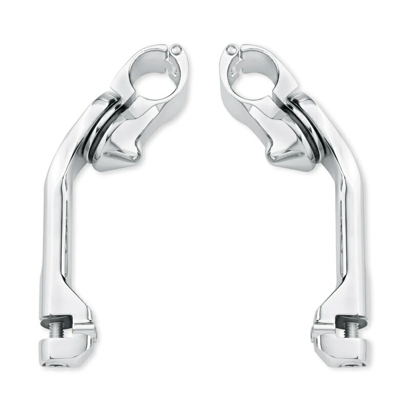 【50829-07A】ハーレー純正　アジャスタブル・ハイウェイペグマウンティングキット-クロームLong Angled Adjustable Highway Peg Mount Kit
