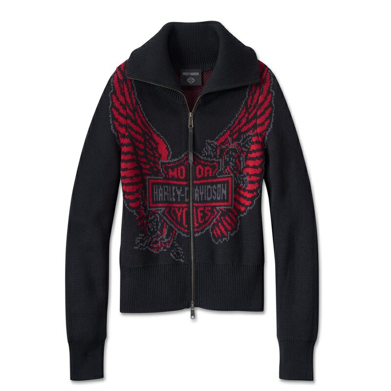 Rakuten - HARLEY-DAVIDSON 純正（ハーレーダビッドソン）ウィメンズ イーグル・ジップアップセーター_96250-24VW