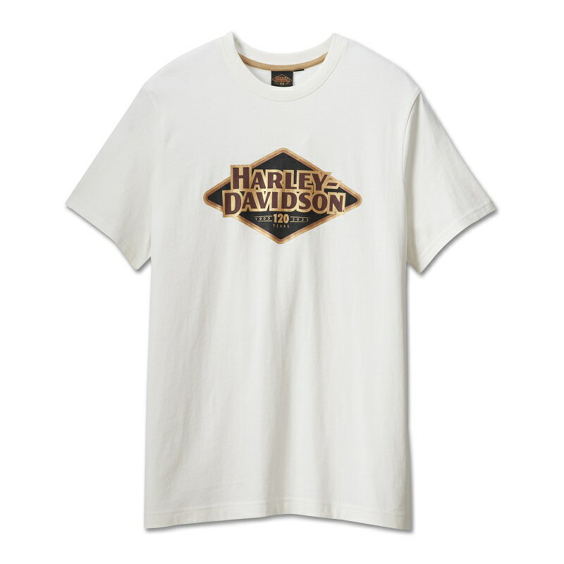 乐天商城 - HARLEY-DAVIDSON 純正（ハーレーダビッドソン）メンズ120周年記念Tシャツ_96572-23VM