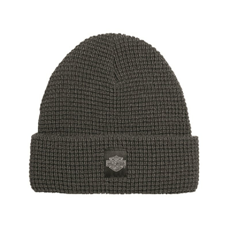 HARLEY-DAVIDSON 純正（ハーレーダビッドソン）メンズ ハーレーフォーエバーワッフルビーニー_97684-23VM(4.0)