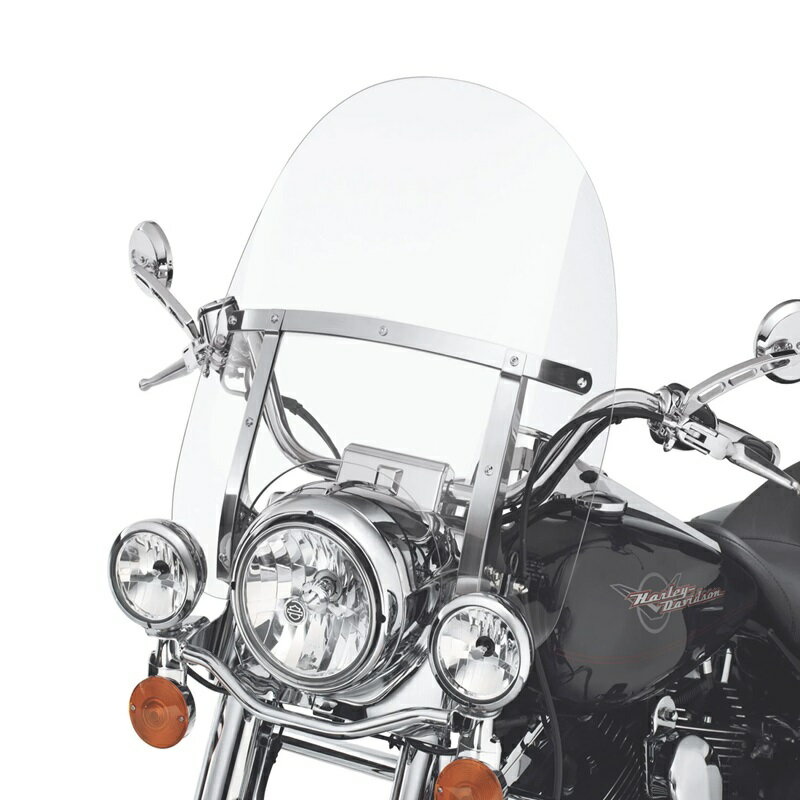 【58325-06A】ハーレー純正 デタッチャブル・ウインドシールドRoad King H-D Detachables Windshield - 18 in. Clear