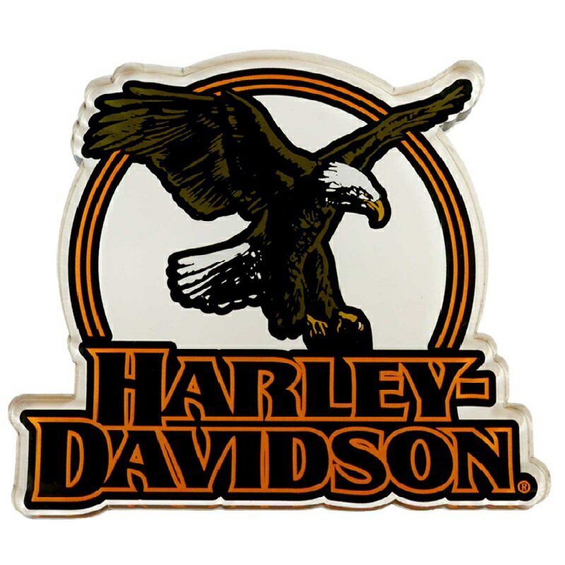 Rakuten - 【ハーレー純正】イーグルアイ H-D スクリプト ハードアクリルマグネット 8016821