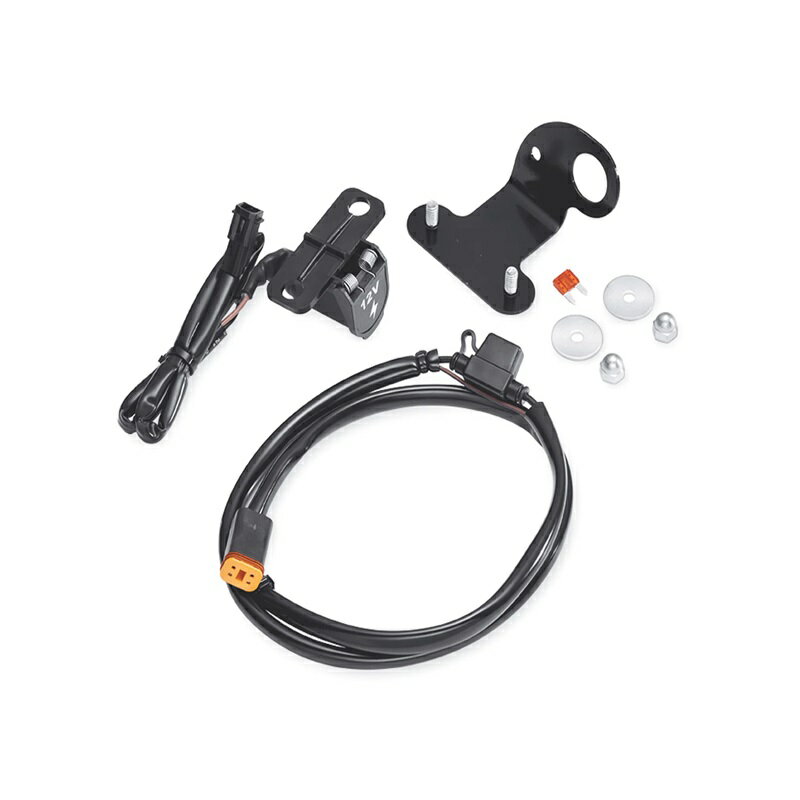 【91671-10】ハーレー純正 補助電源ポートTour-Pak Auxiliary Power Port