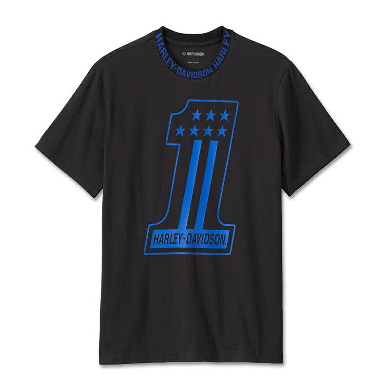 乐天商城 - HARLEY-DAVIDSON 純正（ハーレーダビッドソン）メンズ #1レーシングショートスリーブTシャツ_96424-24VM