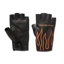 HARLEY-DAVIDSON 純正(ハーレーダビッドソン)ウィメンズ イグナイト・フィンガーレスレザーグローブ_98208-24VW