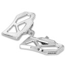 クラウス ERG ワン パッセンジャーミニボード ブラック/ポリッシュKRAUS ERG ONE MINI BOARDS FOR M8 SOFTAIL SF-FC-14-P