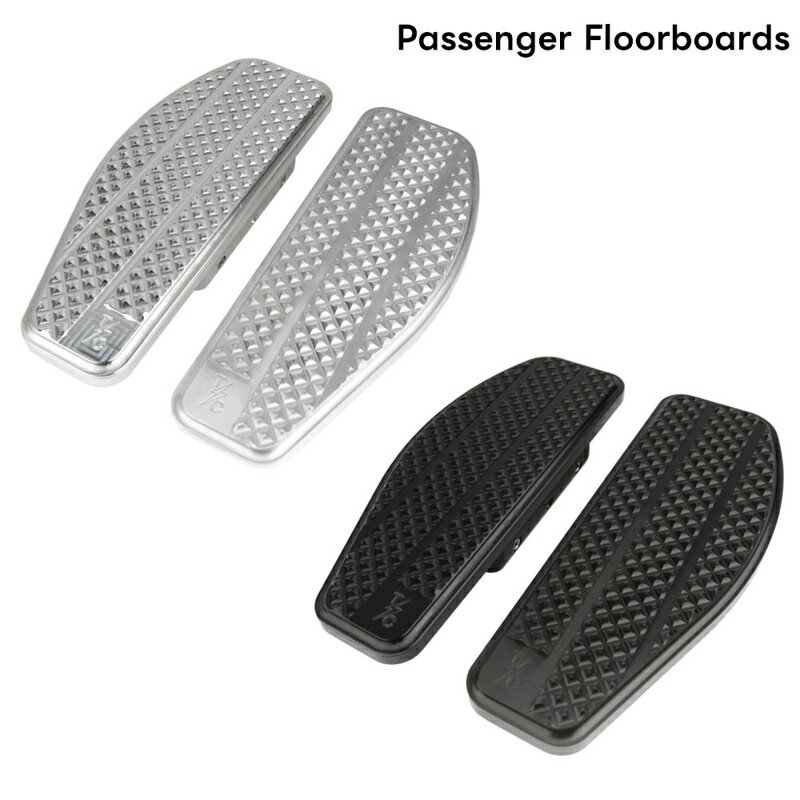 Rakuten - スラッシンサプライ バガーパッセンジャーフロアボード/シルバー Thrashin Supply Bagger Passenger Floorboards Silver TSC-2205-0