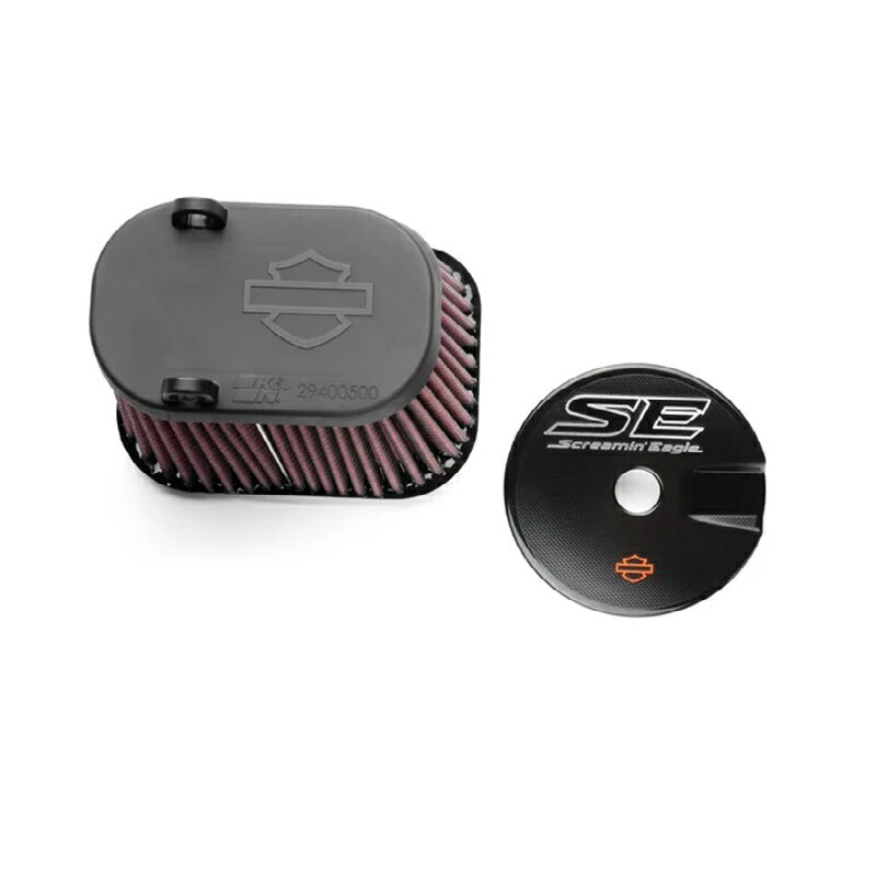 【 29400494 】ハーレー純正　スクリーミンイーグル ハイフローエアフィルター＆エアクリーナートリム