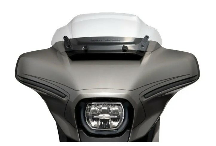 Rakuten - 【57400601】ハーレー純正　ウインドスプリッター 8インチ ウインドシールド ライトスモーク/WIND SPLITTER 8-IN. WINDSHIELD Light Smoke