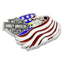 【ハーレー純正】ハーレーダビッドソン バー&シールド イーグルフラッグメタルピンバッチ 8009861