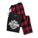 HARLEY-DAVIDSON 純正(ハーレーダビッドソン)メンズ Bar & Shield 半袖パジャマセット_96113-25VM