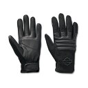 HARLEY-DAVIDSON 純正(ハーレーダビッドソン)ウィメンズ H-Dダイナニットレザーライディンググローブ_97128-25VW