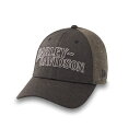 HARLEY-DAVIDSON 純正(ハーレーダビッドソン)メンズ Drop H 39THIRTY シャドーテックヘザーストレッチフィットキャップ_97604-25VM