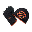 HARLEY-DAVIDSON 純正(ハーレーダビッドソン)メンズ フリースビーニー&グローブギフトセット_97665-25VM