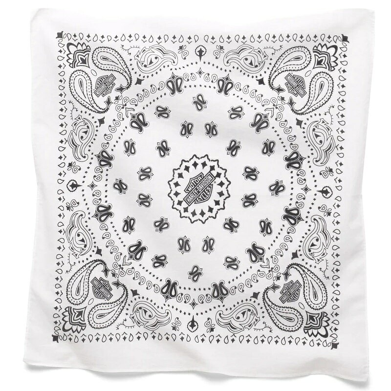 HARLEY-DAVIDSON 純正（ハーレーダビッドソン）アメリカンヘリテージオーバーサイズバンダナ/ブライト..