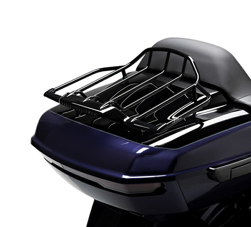 Rakuten - 【53001083】ハーレー純正 エアウイング・ツアーパックラゲッジラック Air Wing Tour-Pak Gloss Black Luggage Rack