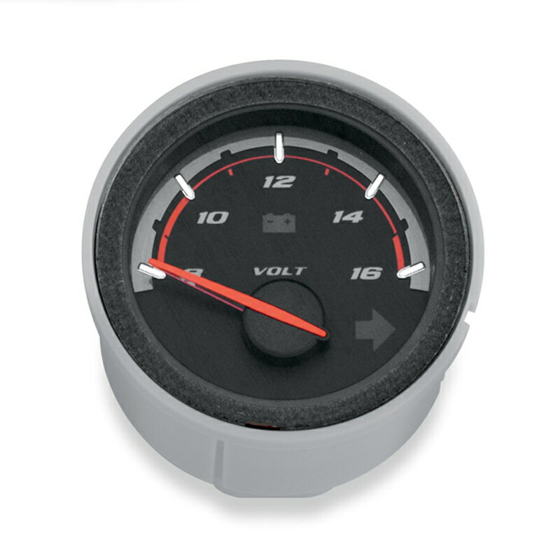 ハーレー純正 カスタムフェースゲージ ボルトメーター Custom Face Voltmeter
