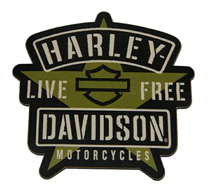 Rakuten - HARLEY-DAVIDSON 純正（ハーレーダビッドソン）ミリタリースター スモールエンブレム 縫い付けパッチ 8011833