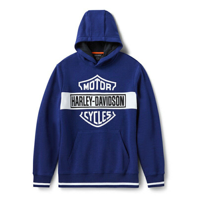 樂天商城 - HARLEY-DAVIDSON 純正（ハーレーダビッドソン）メンズ HD エッセンシャル バー＆シールド フーディー/パーカー_96142-26VM