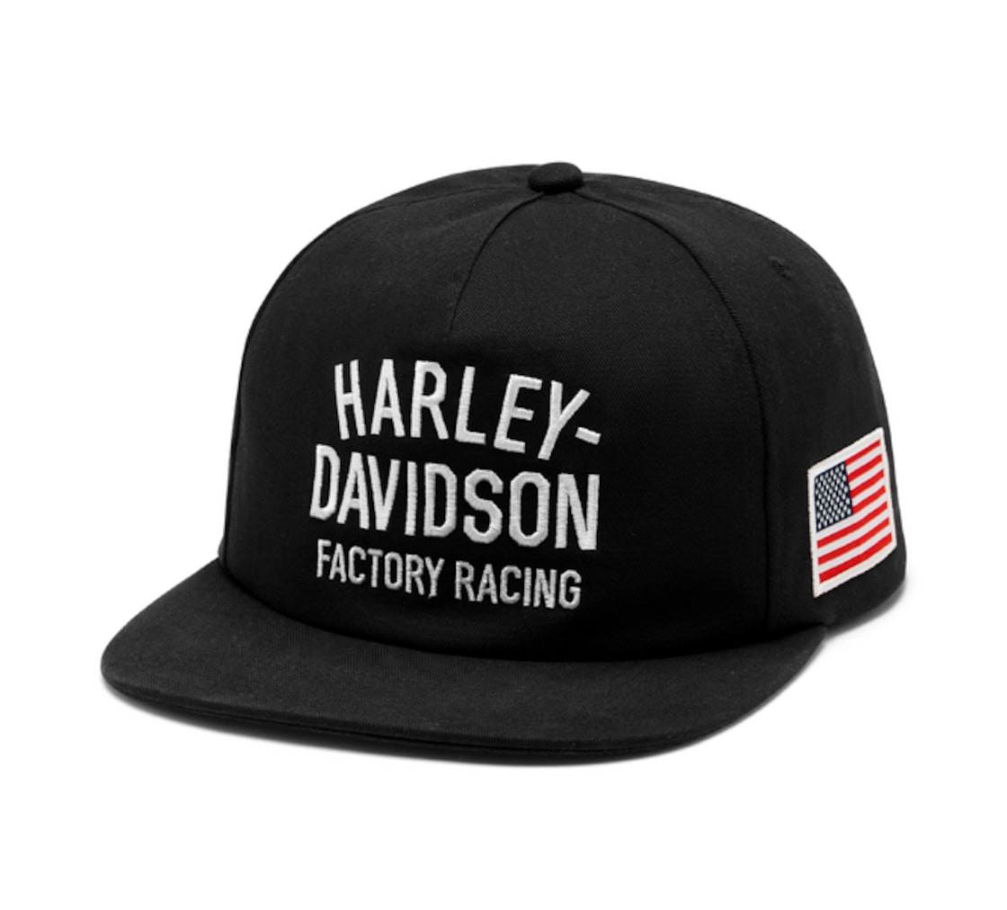 HARLEY-DAVIDSON 純正（ハーレーダビッドソン）ユニセックスファクトリー レーシング ツイル ベースボール キャップ _96361-26VX