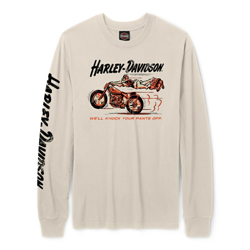 Rakuten - HARLEY-DAVIDSON 純正（ハーレーダビッドソン）メンズ HD ノック・ユア・パンツ・オフ ロングスリーブTシャツ/ロンT_96388-26VM
