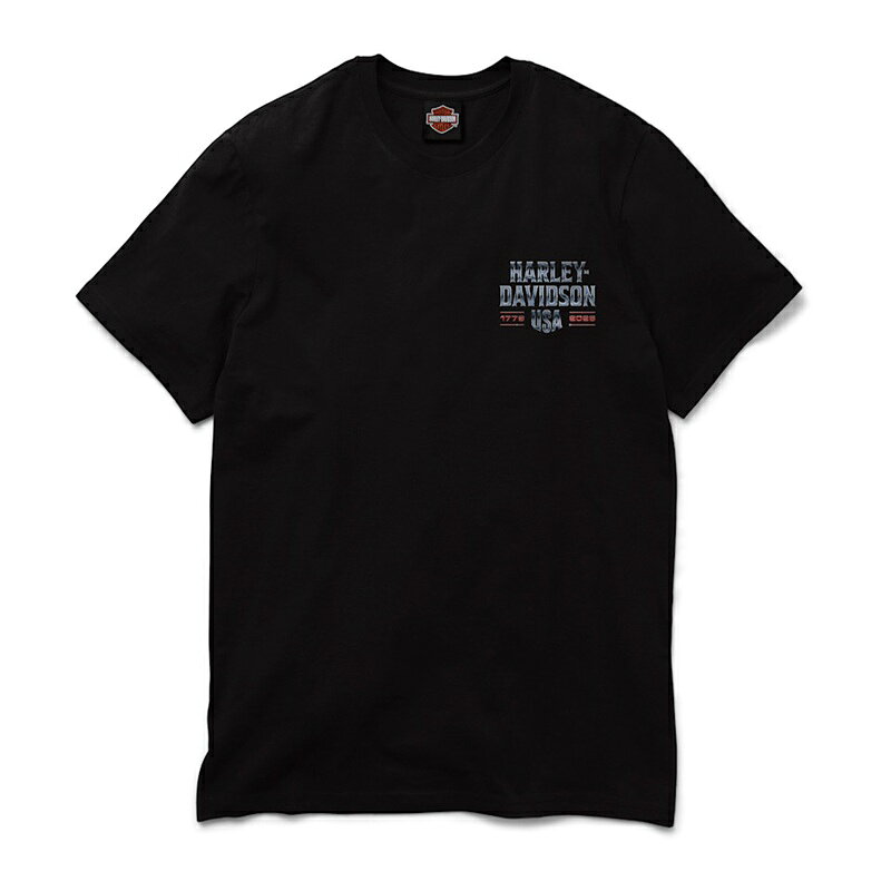 HARLEY-DAVIDSON 純正（ハーレーダビッドソン）メンズ HD 250周年記念クロームイーグル半袖Tシャツ_96742-26VM