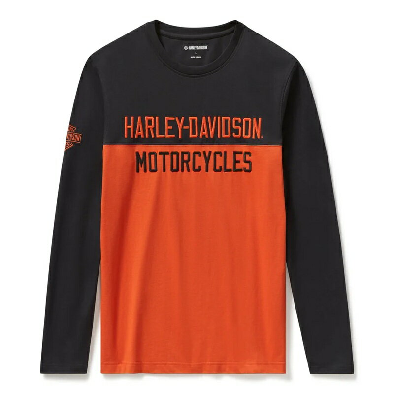 Rakuten - HARLEY-DAVIDSON 純正（ハーレーダビッドソン）メンズ エッセンシャル カラーブロック 長袖トップス_96800-25VM