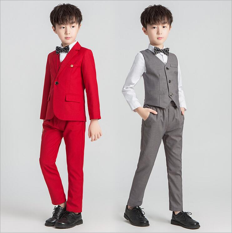 送料無料 男の子 スーツ グレー フォーマルス...の紹介画像2