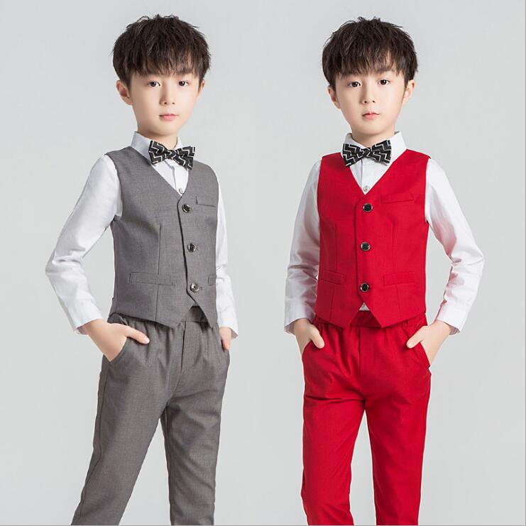 送料無料 男の子 スーツ グレー フォーマルス...の紹介画像3