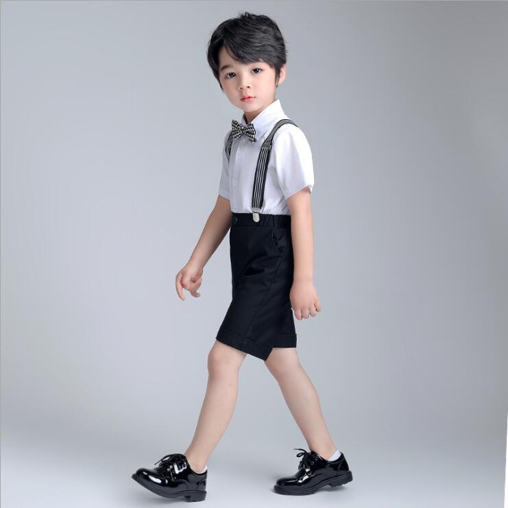 送料無料 男の子 フォーマル ハーフパンツ 子供服 キッズ 小学校 制服 フォーマル 小学生 制服 上下セット 男子 発表会 結婚式 半袖ハーフパンツ 長袖長ズボン シャツセット