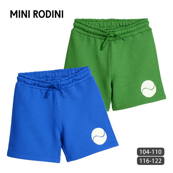 mini rodini 【SALE／30%OFF】オーガニックコットン キッズスウェットショートパンツ | オーガニック コットン 子供服 スウェット パンツ テニスウェア ユニセックス ファッション スポーツ 春…