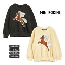 mini rodini オーガニックコットン キッズ スウェットシャツ HORSES | オーガニックコットン 子供服 スウェット トップス ミニロディーニ ユ...