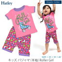 Hatley 【SALE/40%OFF】オーガニックコットン キッズ パジャマ(半袖) Roller Girl | キッズ ベビー 半袖 パジャマ 女の子 子供...