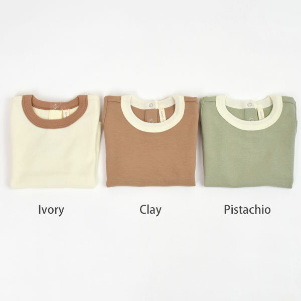 Quincy Mae オーガニックコットン ベビーリンガーTシャツ | オーガニックコットン ...