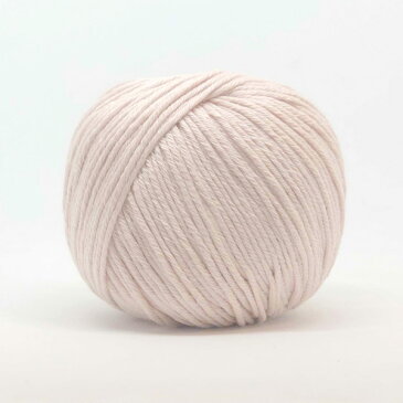 Babytoly オーガニックコットン Supersoft Cotton yarn 50g PowderPink | ベビートリィ オーガニック コットン 100% 毛糸 手編み 編み物 手芸 けいと 綿 GOTS ベビー服 子供服 あみぐるみ おもちゃ やわらか 合細 中細
