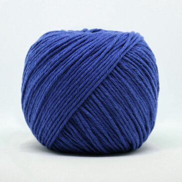 Babytoly オーガニックコットン Supersoft Cotton yarn 50g Sapphire | ベビートリィ オーガニック コットン 100% 毛糸 手編み 編み物 手芸 けいと 綿 GOTS ベビー服 子供服 あみぐるみ おもちゃ やわらか 合細 中細