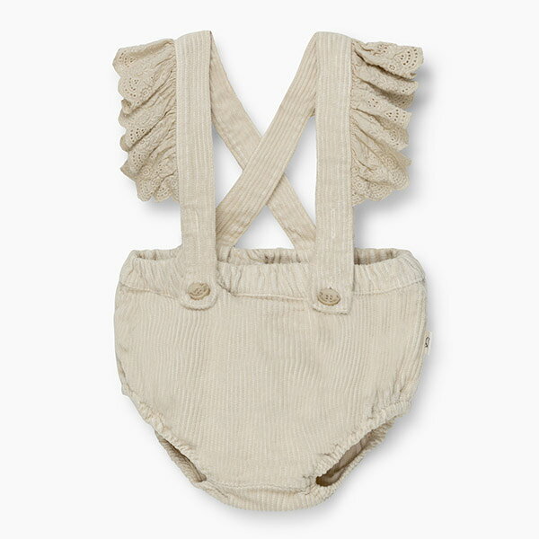 MY LITTLE COZMO 【SALE／40%OFF】 オーガニックコットン ベビーコーデュロイサスペンダー付ブルマ | オーガニック コットン 服 出産祝い ベビー服 ベビーウェア パンツ ショートパンツ ギフト 赤ちゃん 子供服 Gots Oeko-Tex 「セール」 [M便 1/1]