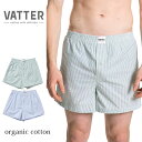 VATTER オーガニックコットン メンズトランクス Stripes | オーガニック コットン メンズ 下着 パンツ トランクス 綿 ギフト プレゼント 誕生...