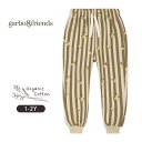 Garbo&Friends オーガニックコットン ベビー 裏起毛 スウェットパンツ Stripe | オーガニック コットン ベビー ウエア パンツ 長ズボン ...