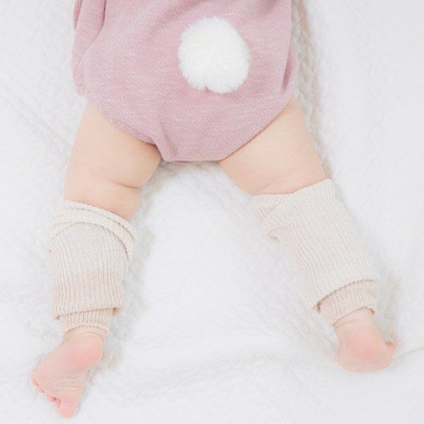 メイドインアース オーガニックコットン ベビーレッグウォーマー ラフィ | オーガニック コットン レッグウォーマー アームウォーマー ベビー ボトムス ナチュラル あったか あったかグッズ 足元 赤ちゃん 防寒グッズ 防寒具 [M便 1/2]