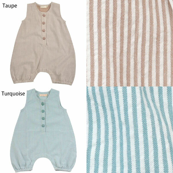 Pigeon オーガニックコットン ベビーシアサッカーオールインワン | オーガニック コットン 綿 100％ ガーゼ ナチュラル ノースリーブ 春夏 薄手 赤ちゃん ロンパース ユニセックス ギフト プレゼント [M便 1/1] 3