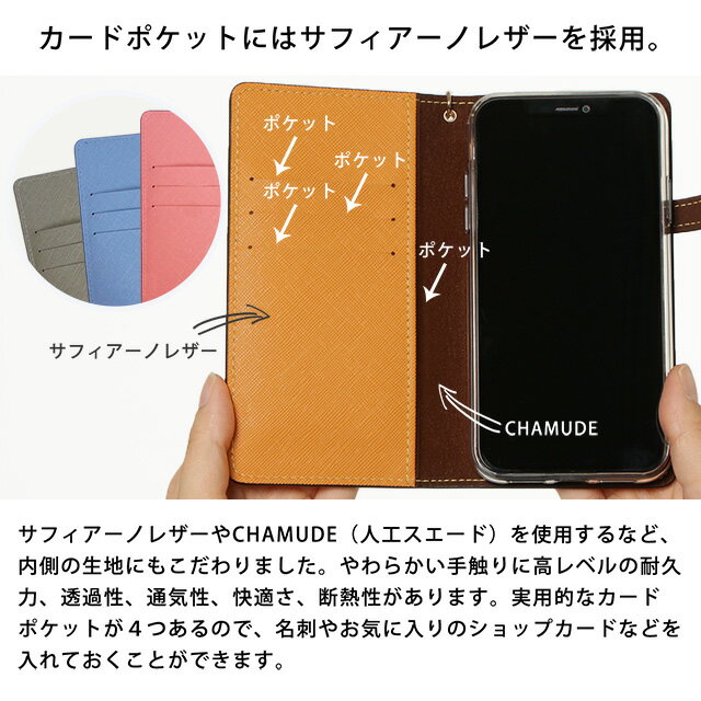 スマホケース 手帳型 リバティ プリント コットン ダイアリー Xperia Xperia10 Xpe...