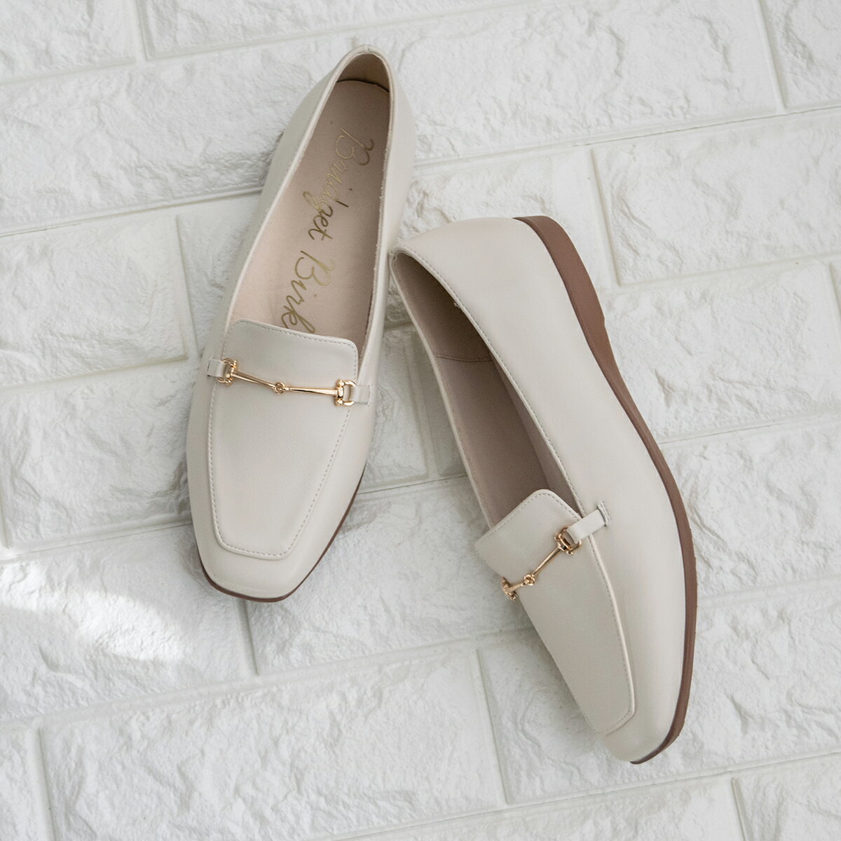 Bridget Birkin シンプルビットソフトローファー